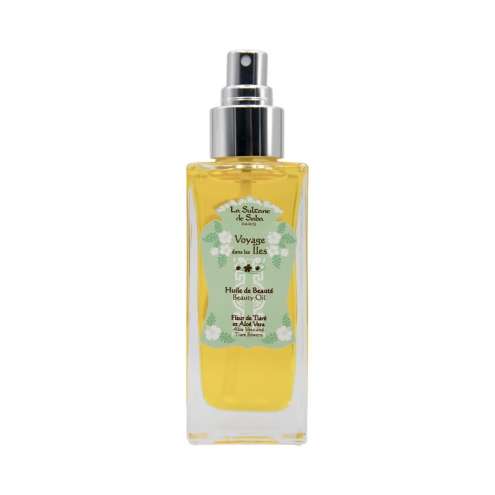 LA SULTANE DE SABA Beauty Oil Aloe Vera and Tiare Flowers Fragrance - Масло для тела, волос, массажа и ванны, 200 мл